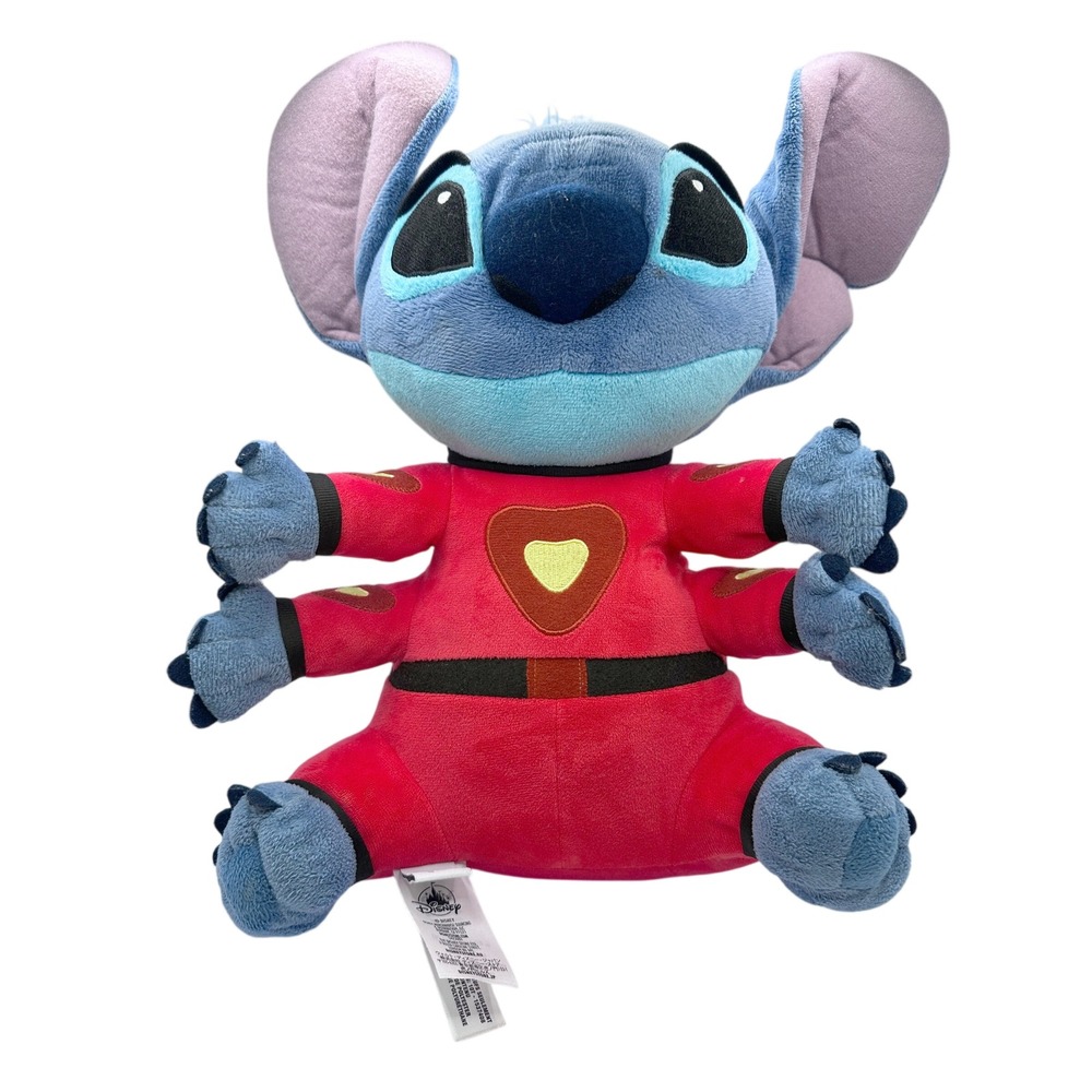 Disney Store Stitch Plush Experiment 626 Red Space Suit Lilo & Stitch Alien 15"
